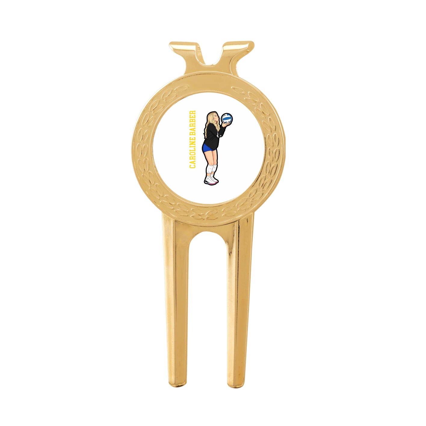Divot Tool with Ball Marker — Name Vertical in Classic
