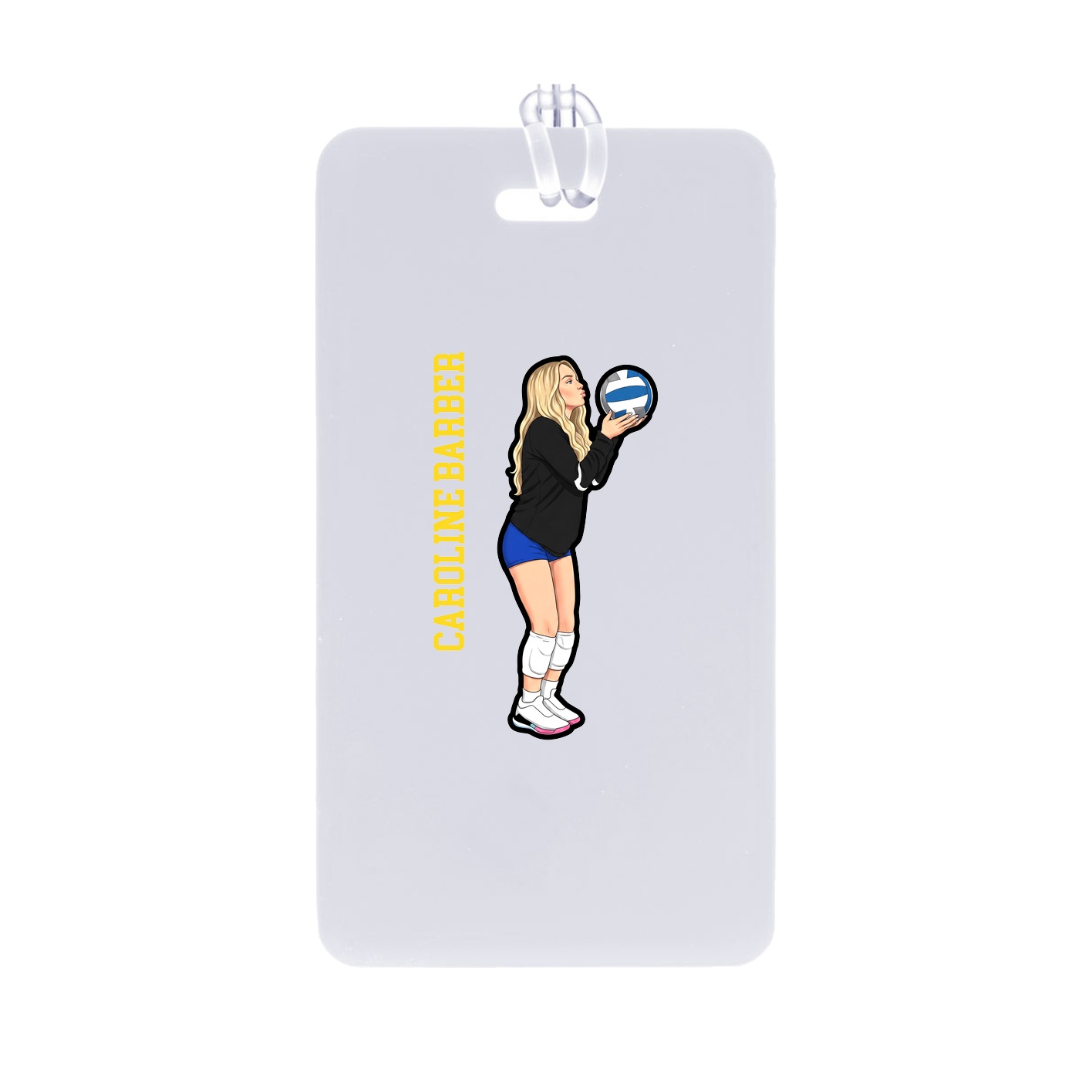 Bag Tag — Name Vertical in Classic