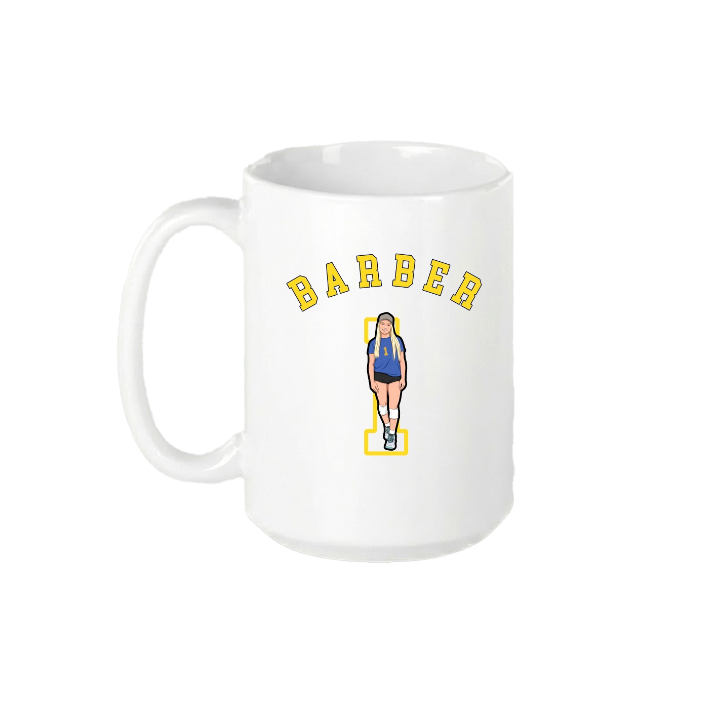15oz Coffee Mug — Shirsey Arch in White