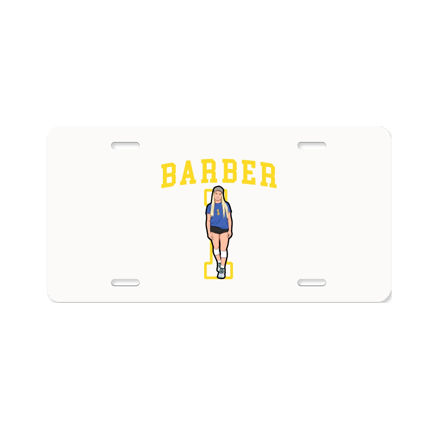 Aluminum License Plate