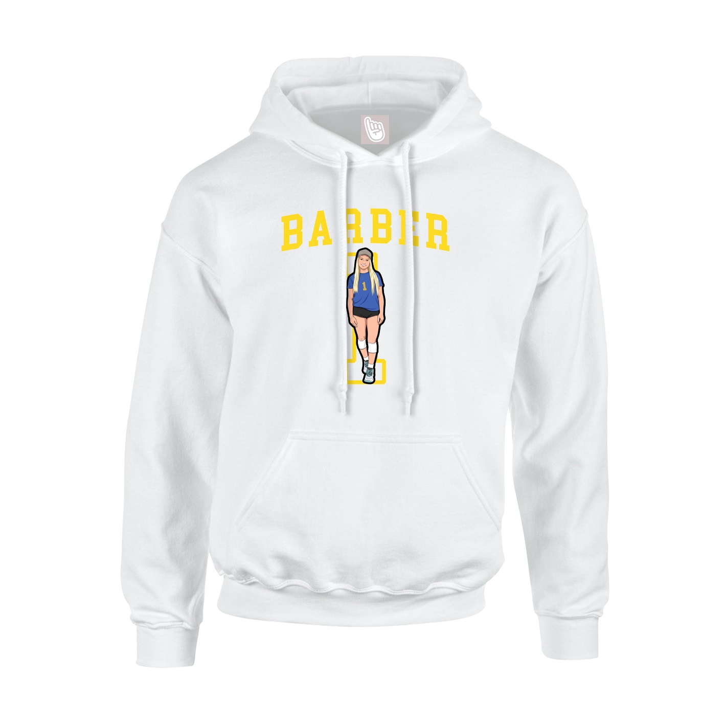 Hoodie — Shirsey in White