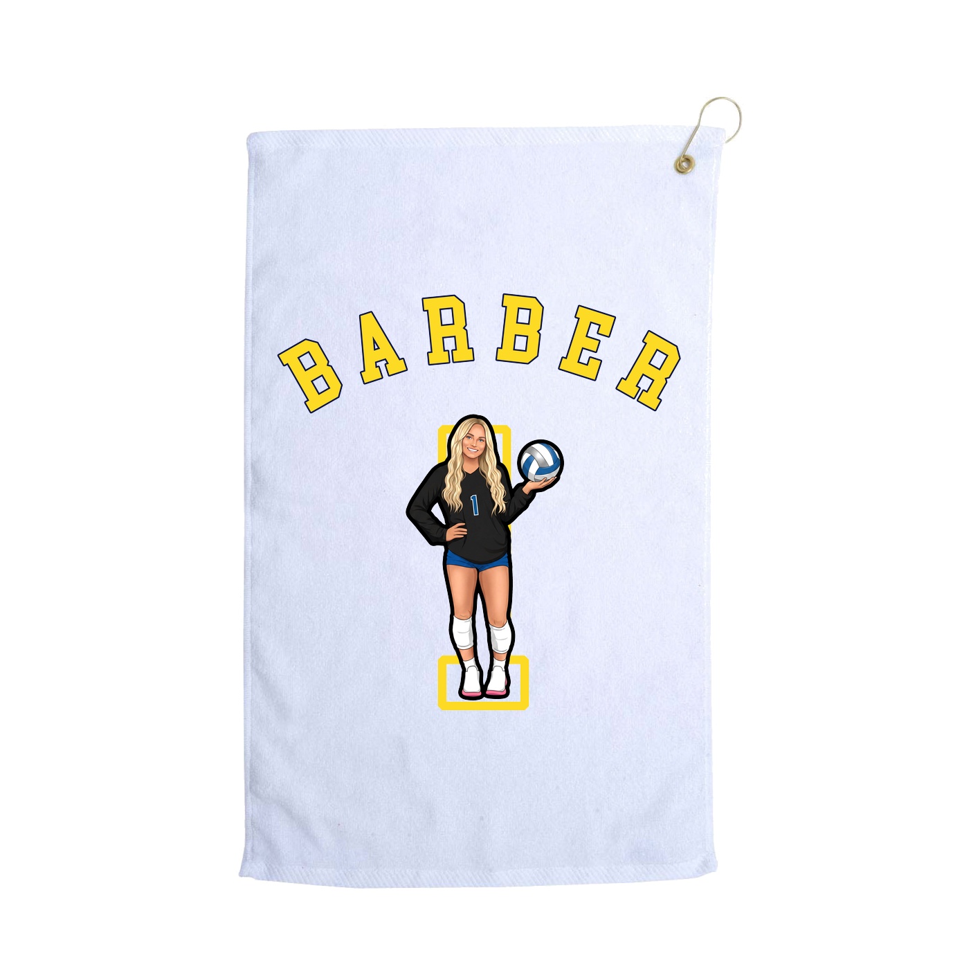 Golf Towel — Shirsey Arch in White