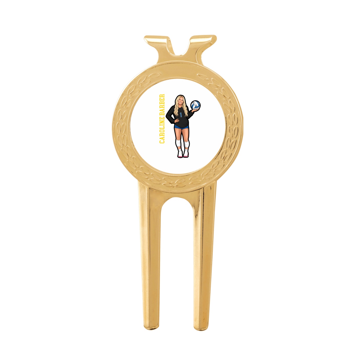 Divot Tool with Ball Marker — Name Vertical in Classic