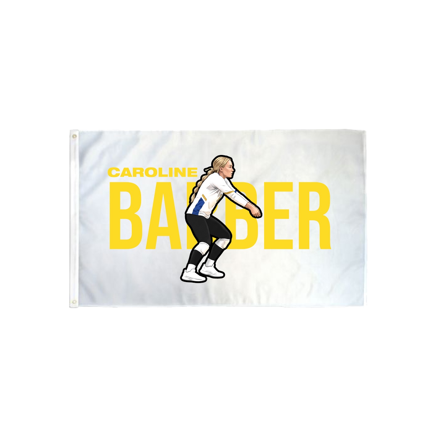 3x5 Flag — Player Name in Classic