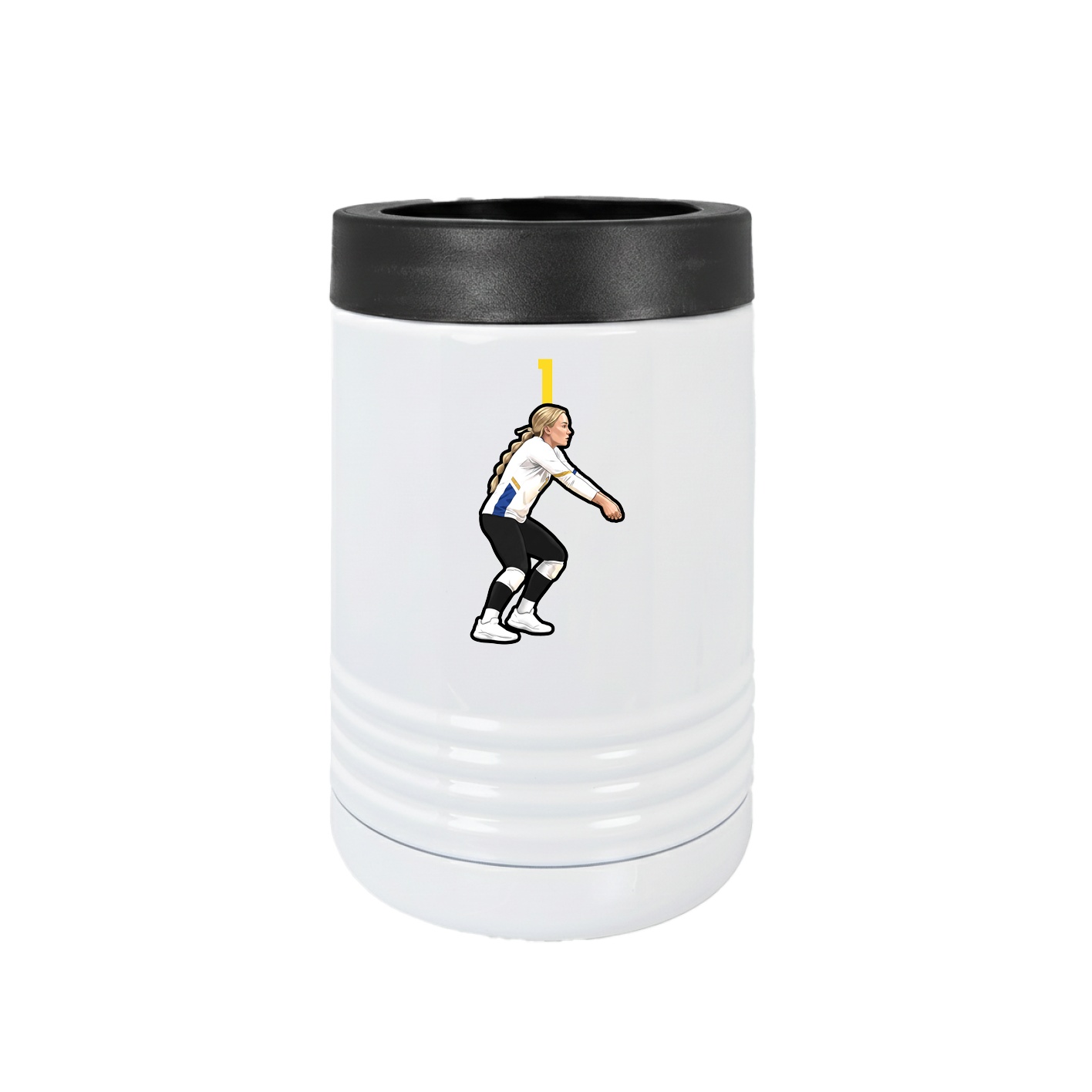 Beverage Holder — Number Top in White