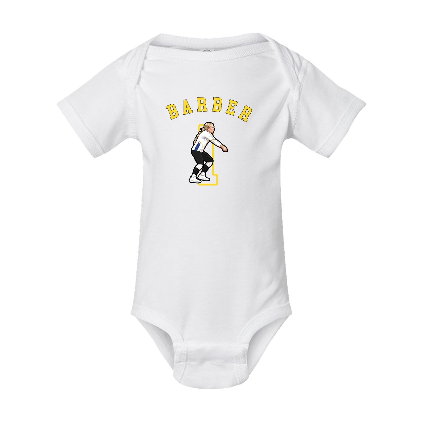 Baby Onesie — Shirsey Arch in White