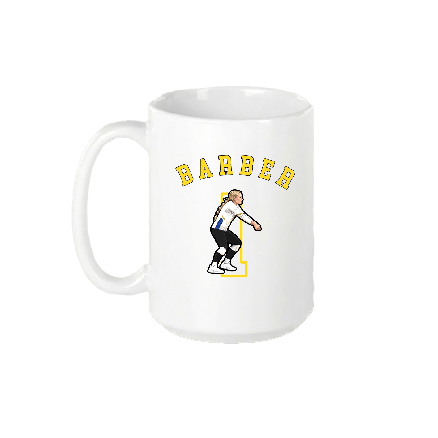 15oz Coffee Mug — Shirsey Arch in White