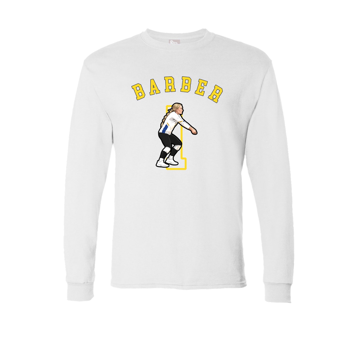 Long Sleeve Tee — Shirsey Arch in White
