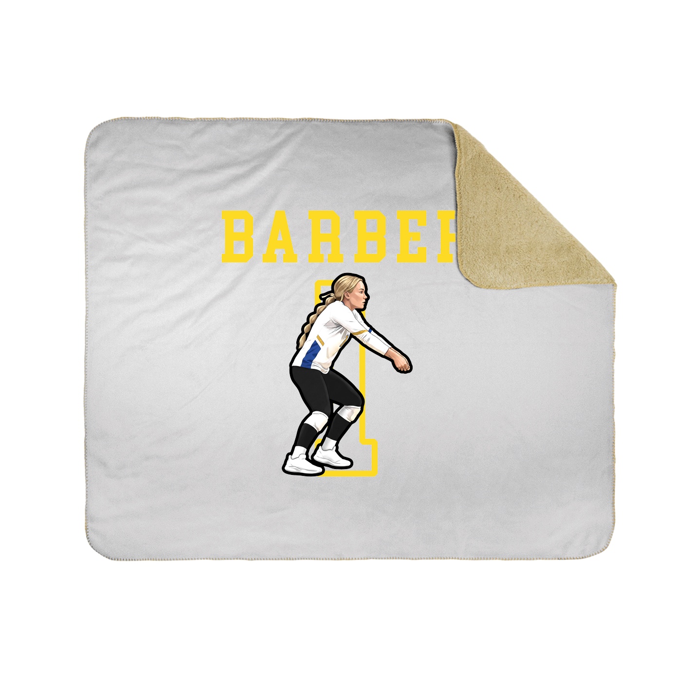 Throw Blanket — Shirsey in White