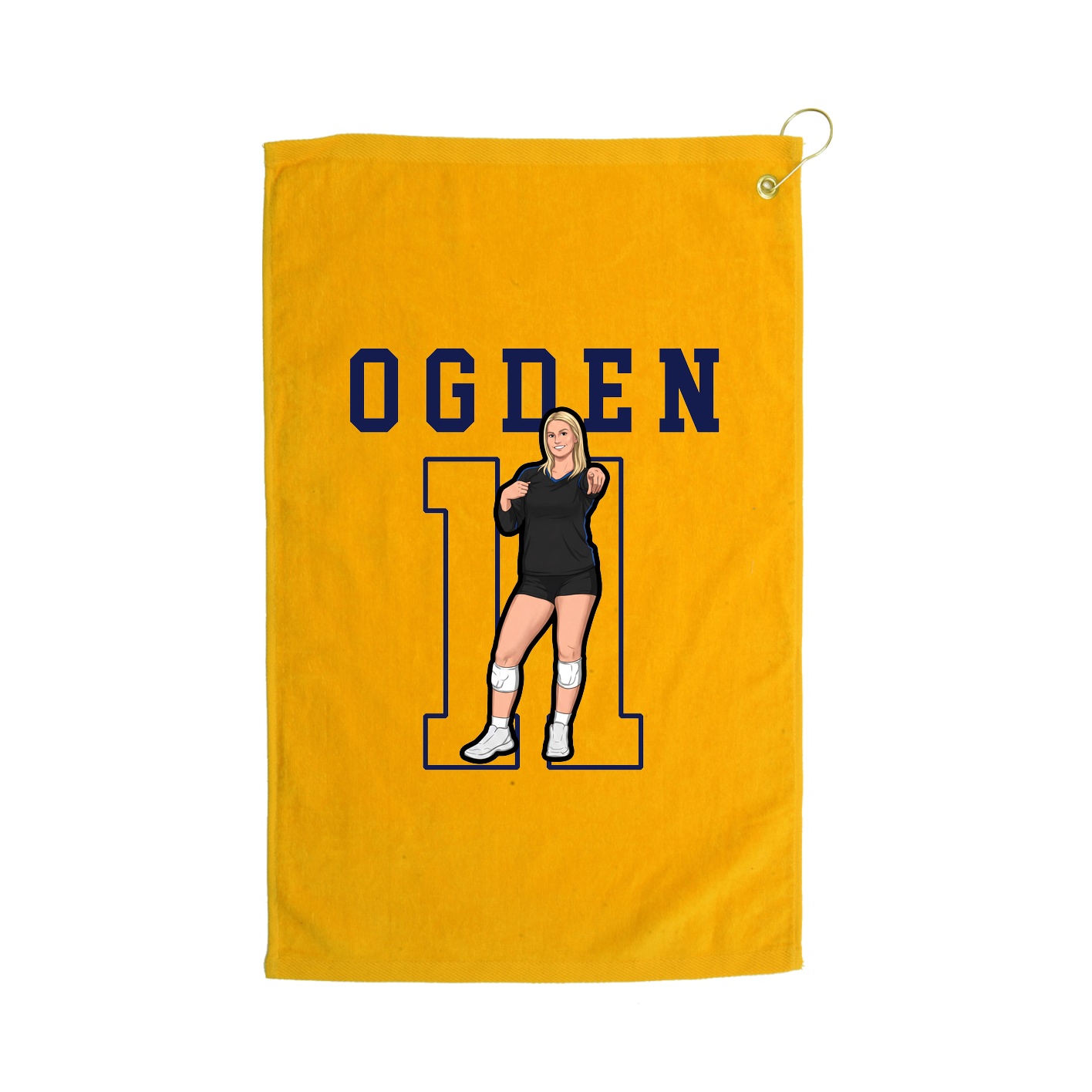 Golf Towel — Shirsey in Gold