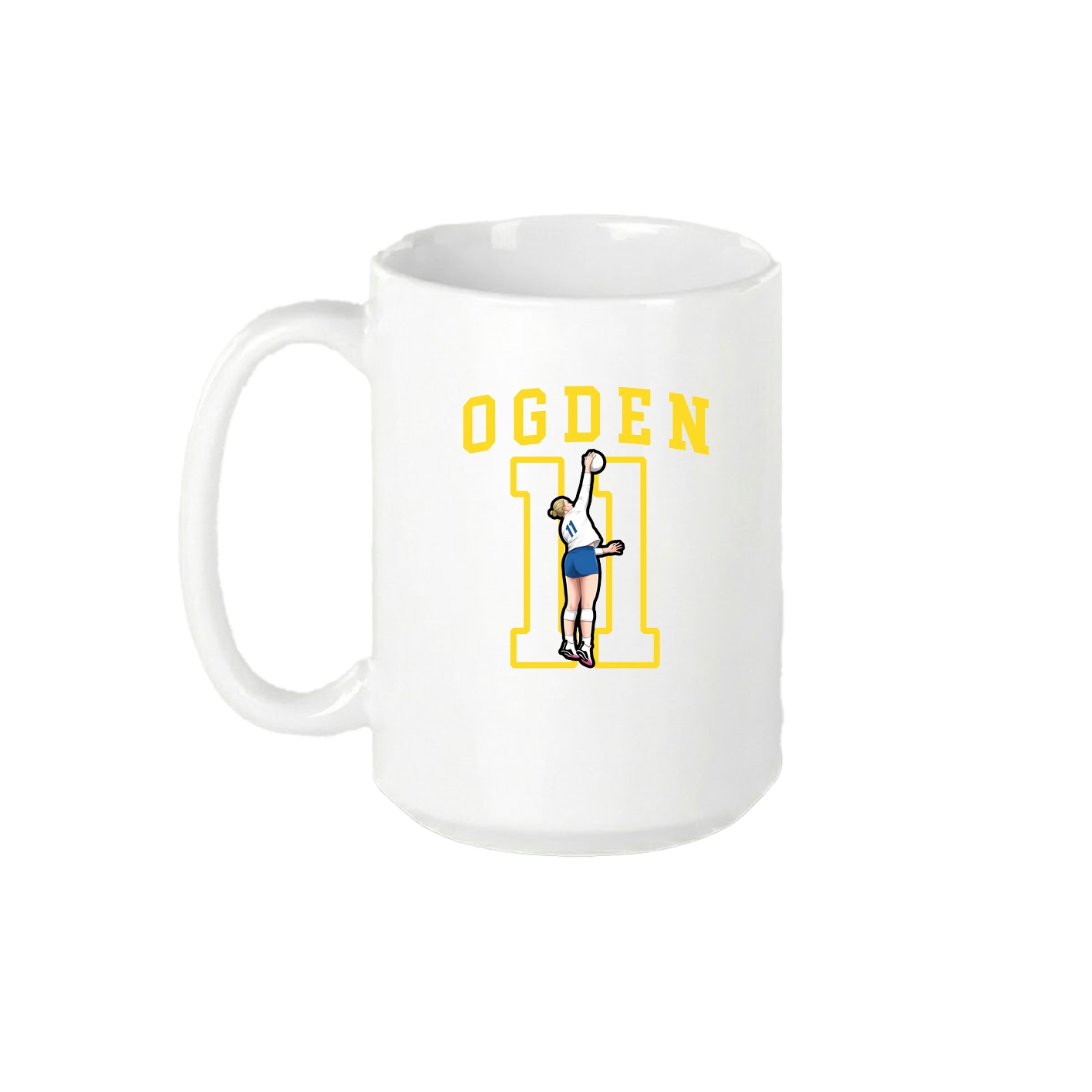 15oz Coffee Mug — Shirsey in White