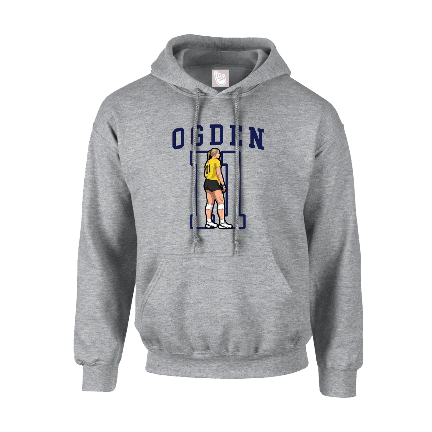 Hoodie — Shirsey in Grey