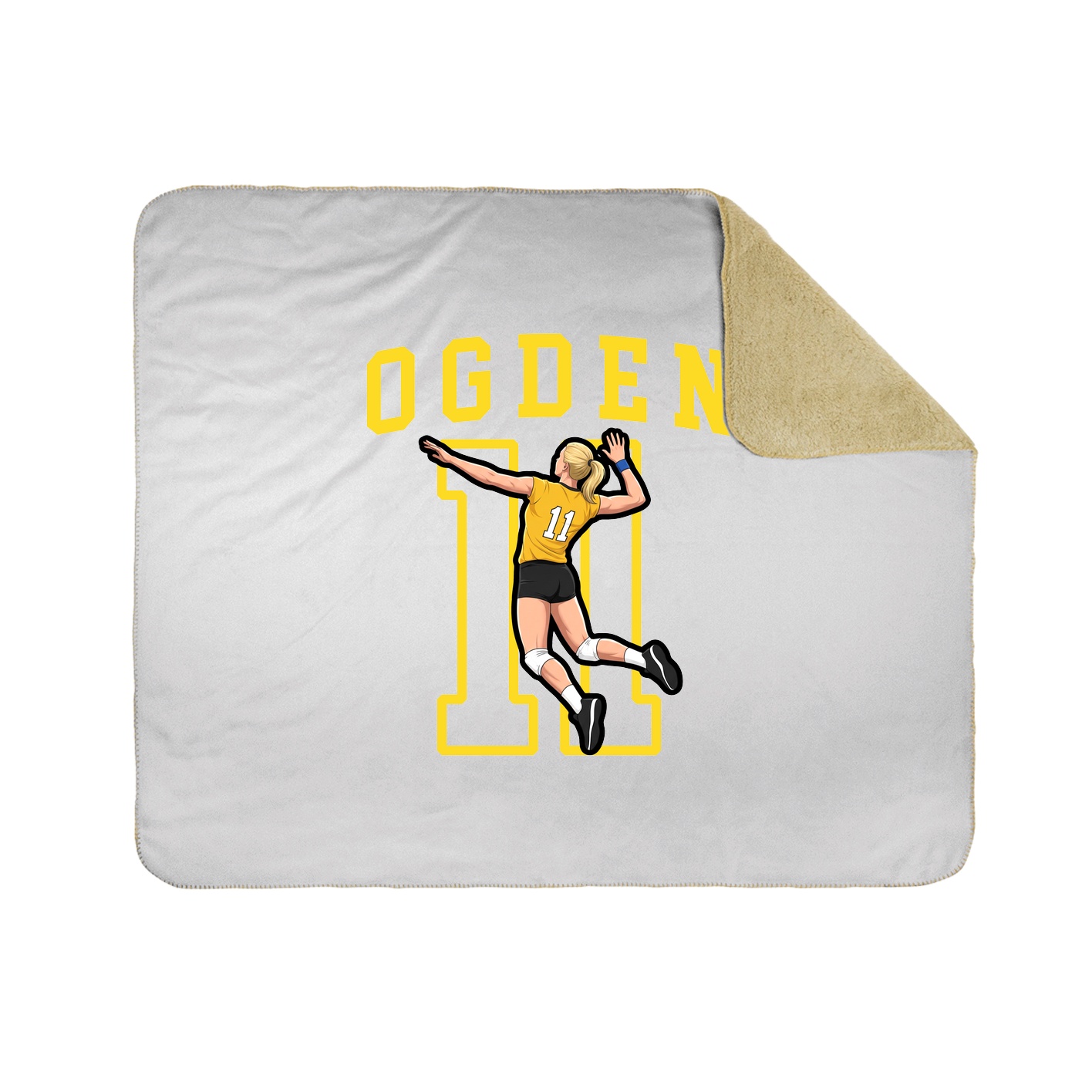 Throw Blanket — Shirsey in White