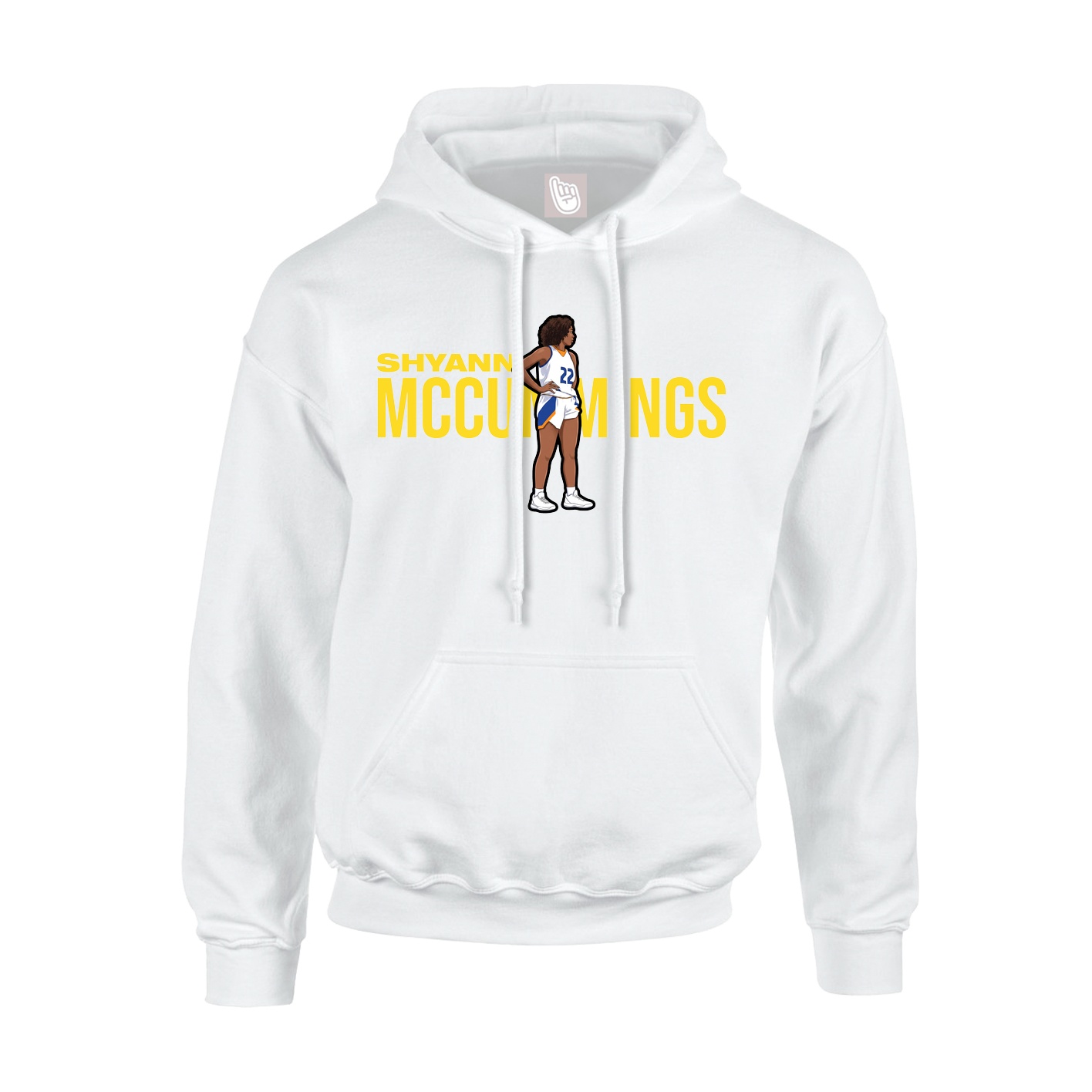 Hoodie — Player Name in White