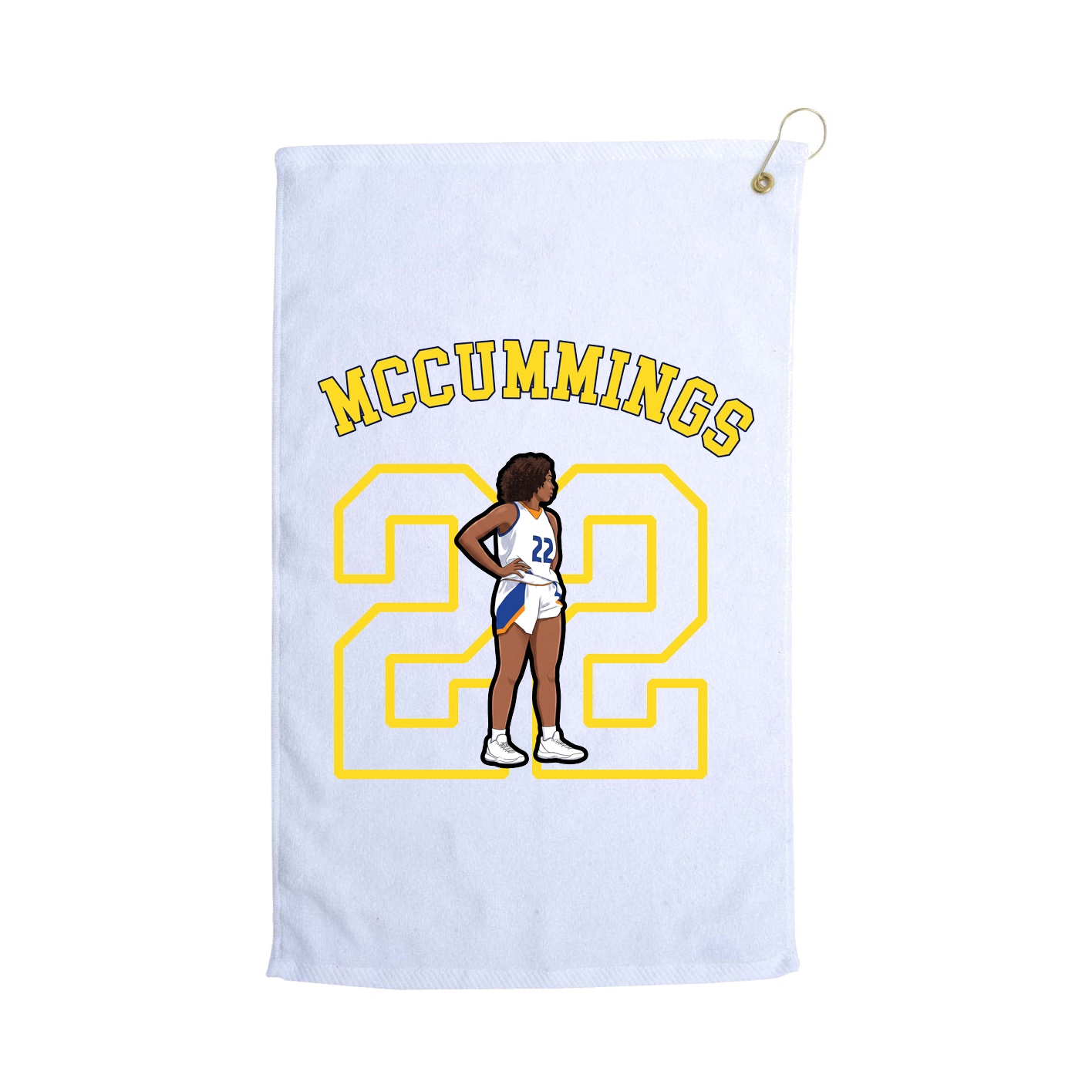 Golf Towel — Shirsey Arch in White