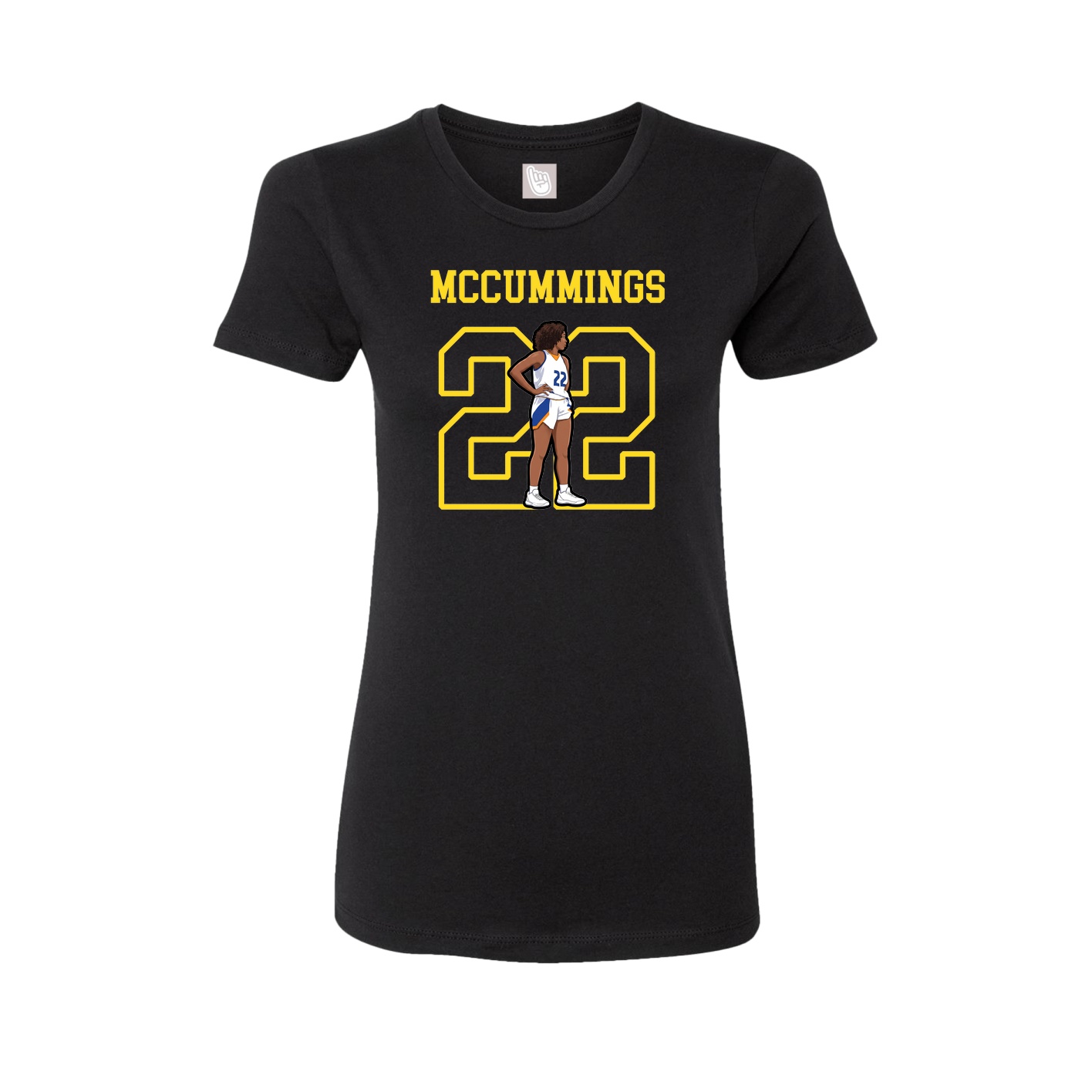 Fitted Women's Tee — Shirsey in Black