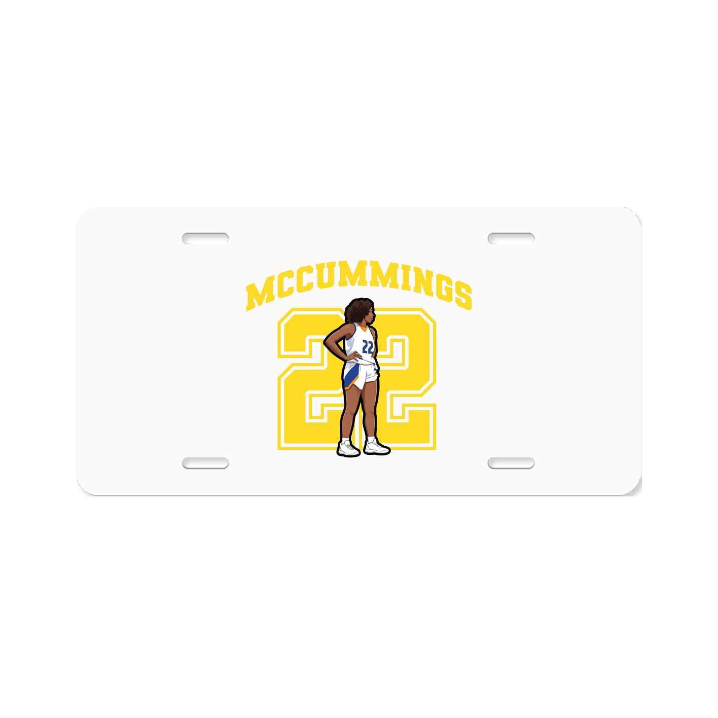 License Plate — Number in Classic