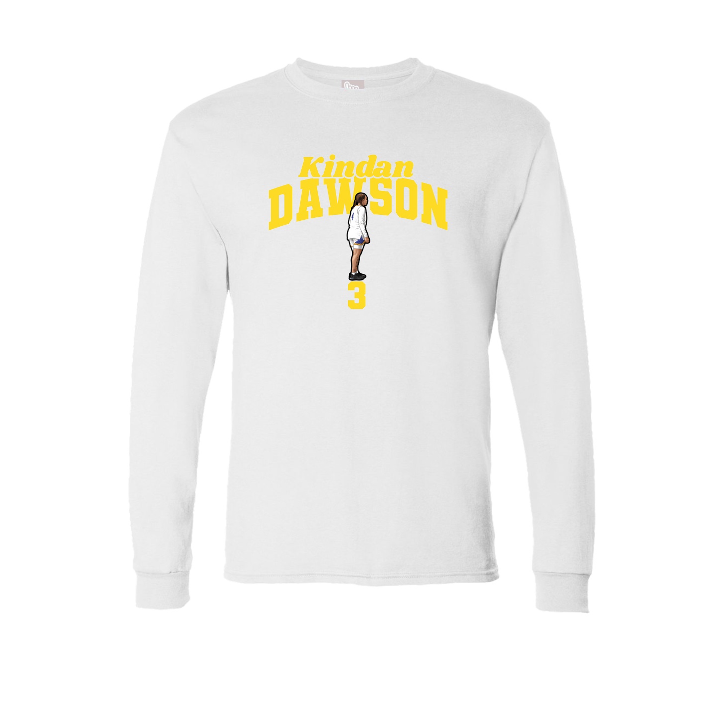 Long Sleeve Tee — Signature Arch in White