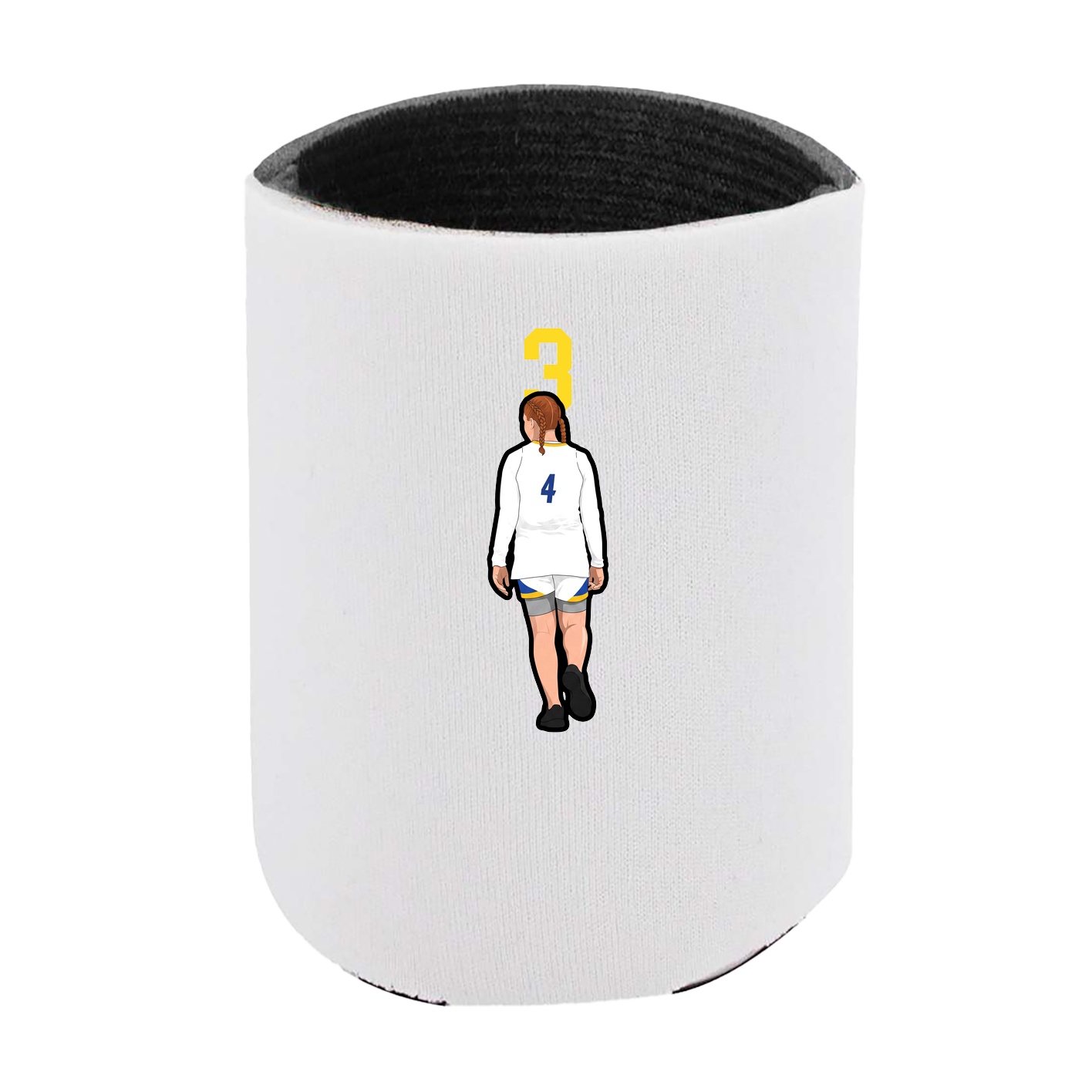 Can Holder — Number Top in White