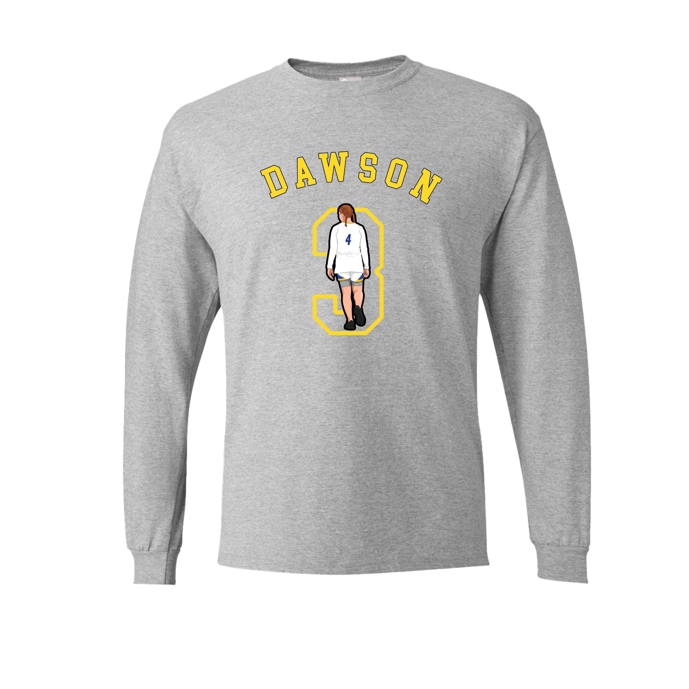 Long Sleeve Tee — Shirsey Arch in Grey