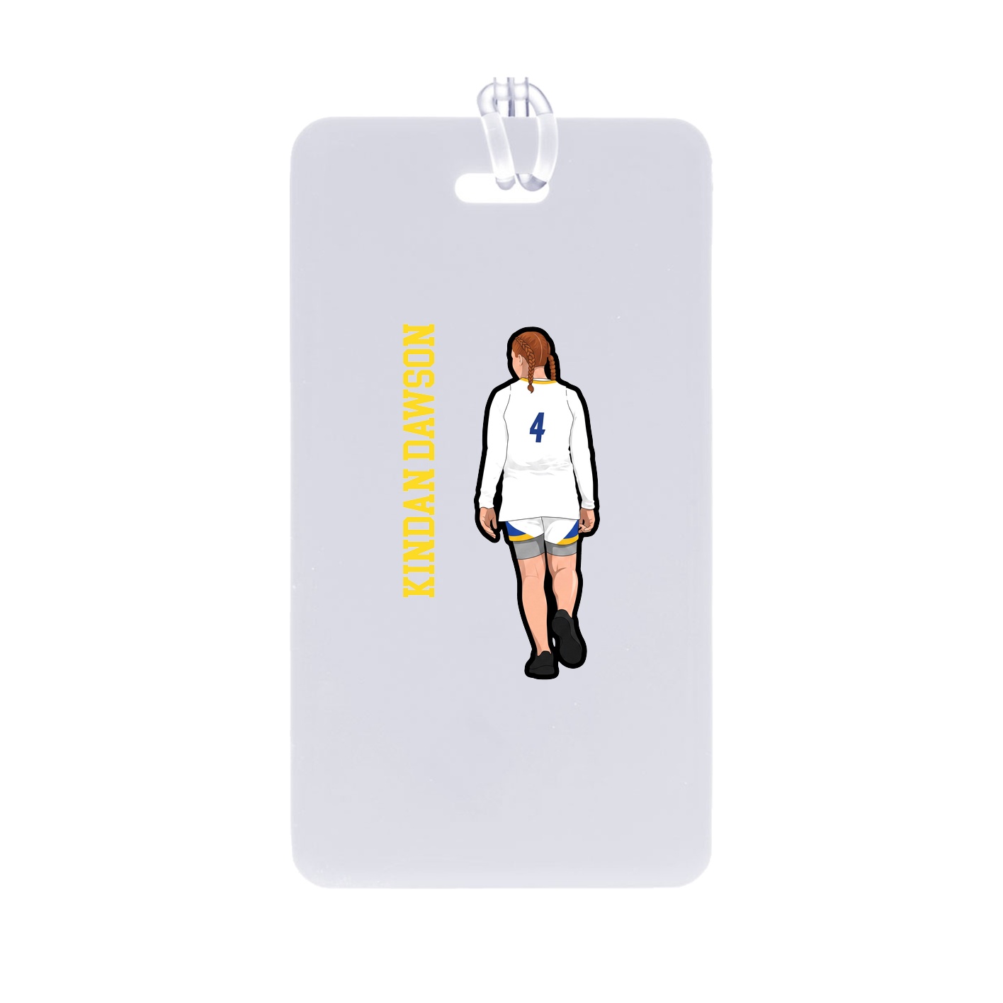 Bag Tag — Name Vertical in Classic