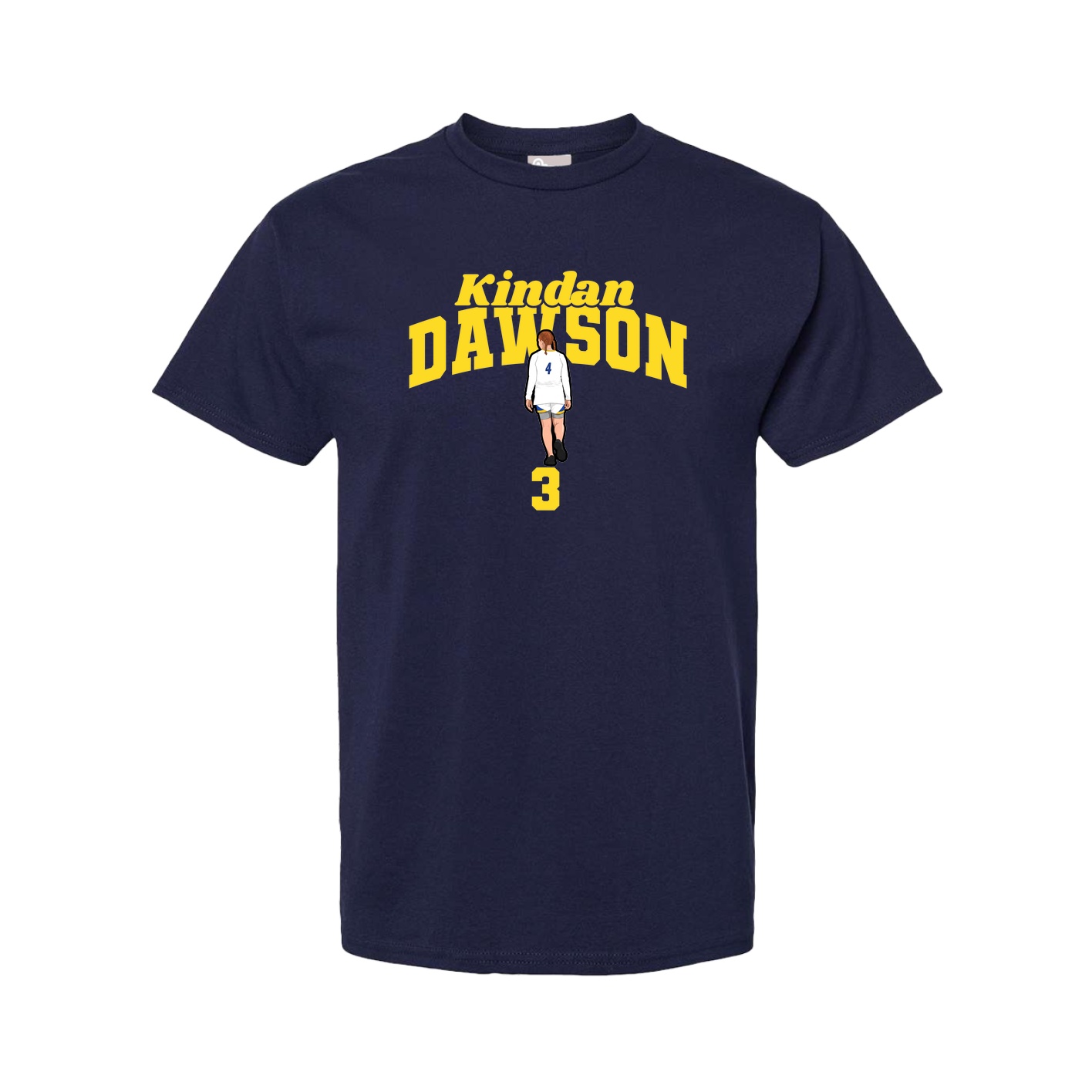 Youth Tee — Signature Arch in Navy