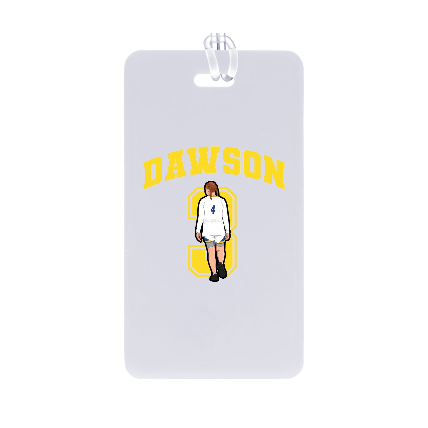 Bag Tag — Number in Classic
