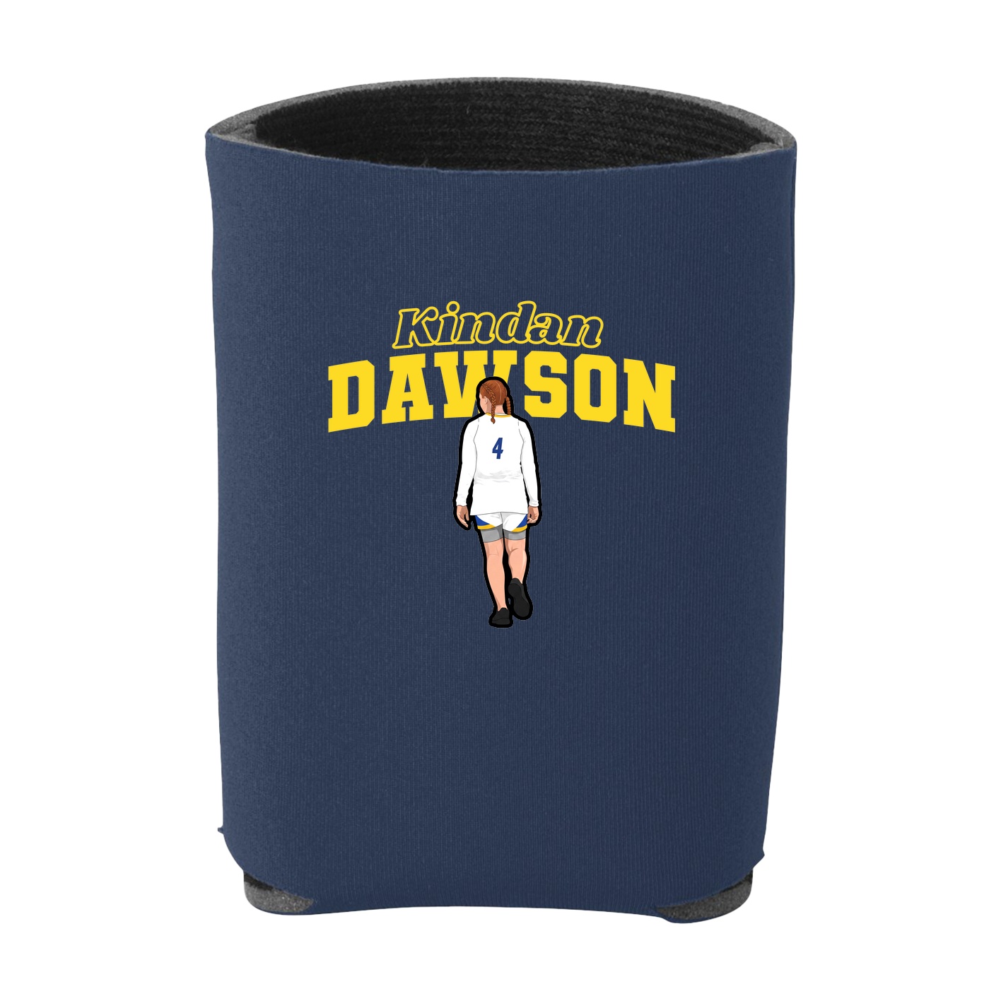 Can Holder — Name Arch in Navy