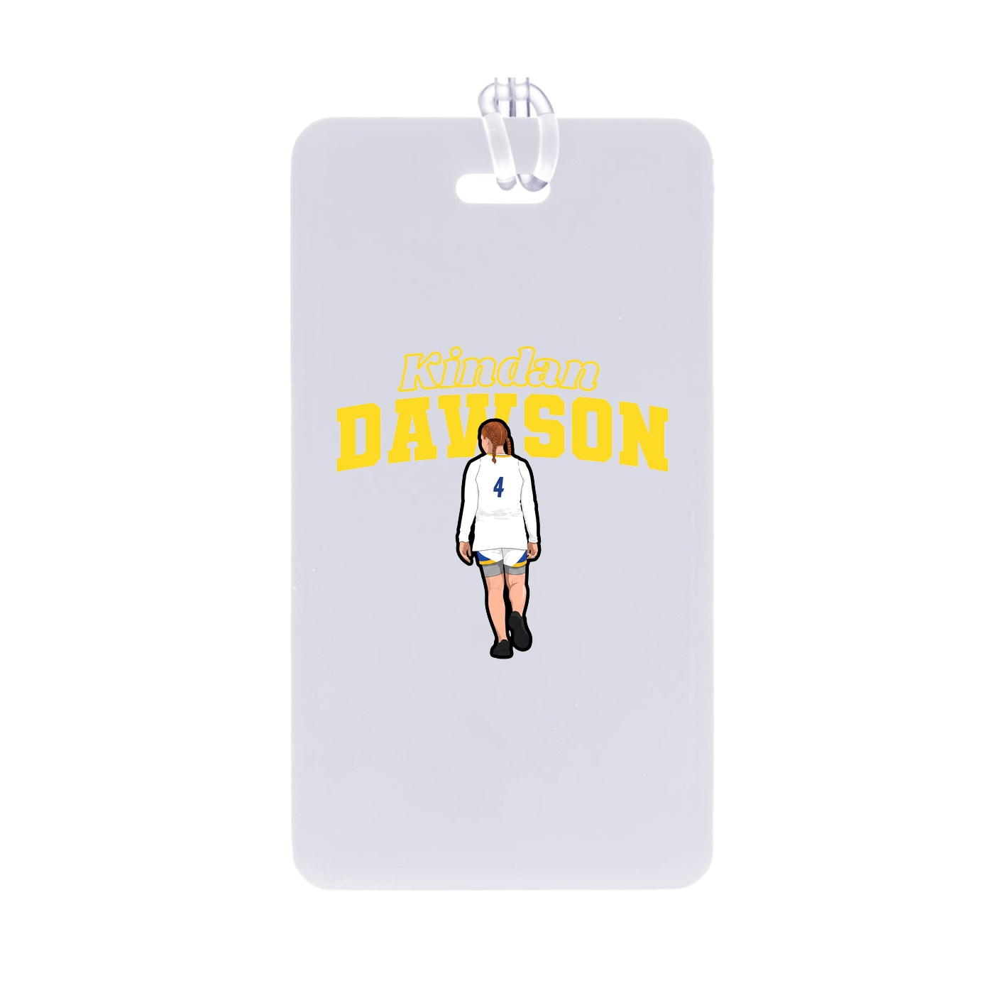Bag Tag — Name Arch in Classic