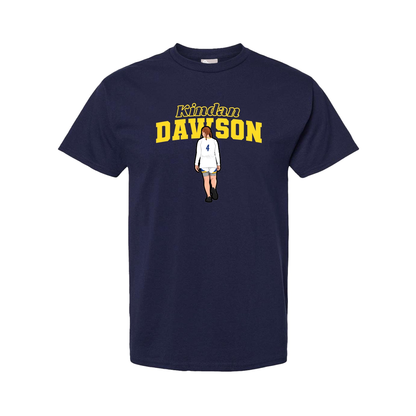 Tee — Name Arch in Navy