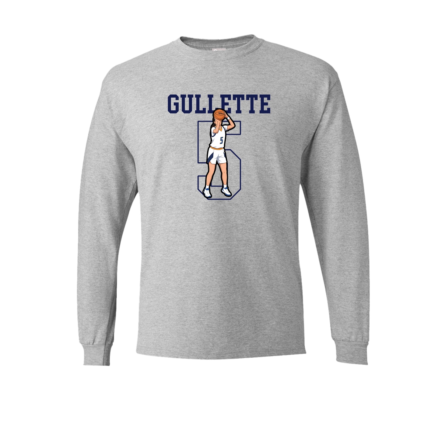 Long Sleeve Tee — Shirsey in Grey
