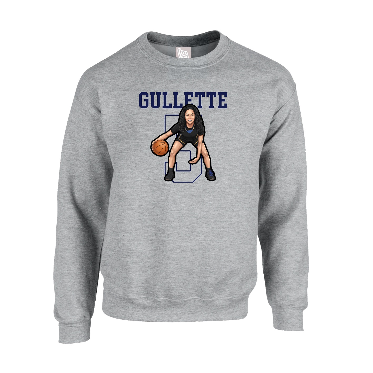 Fleece Crew — Shirsey in Grey