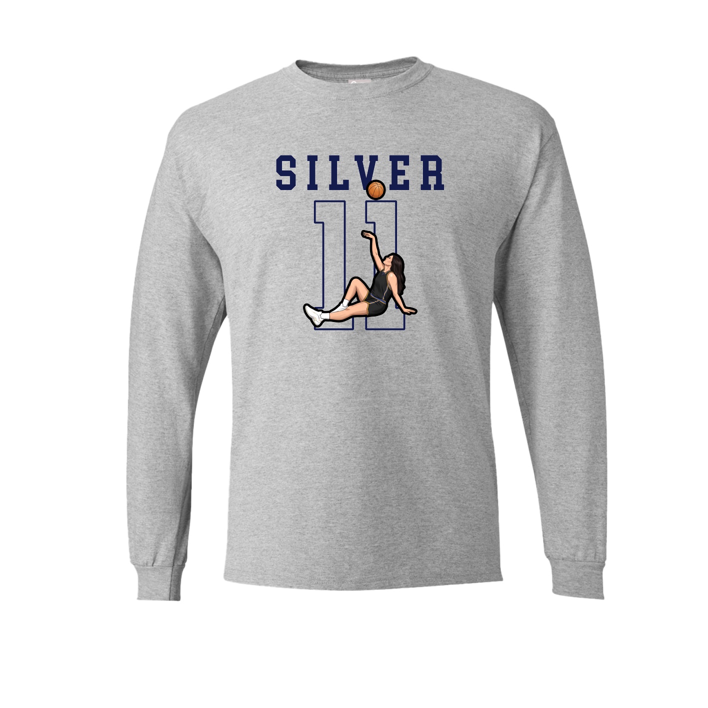 Long Sleeve Tee — Shirsey in Grey