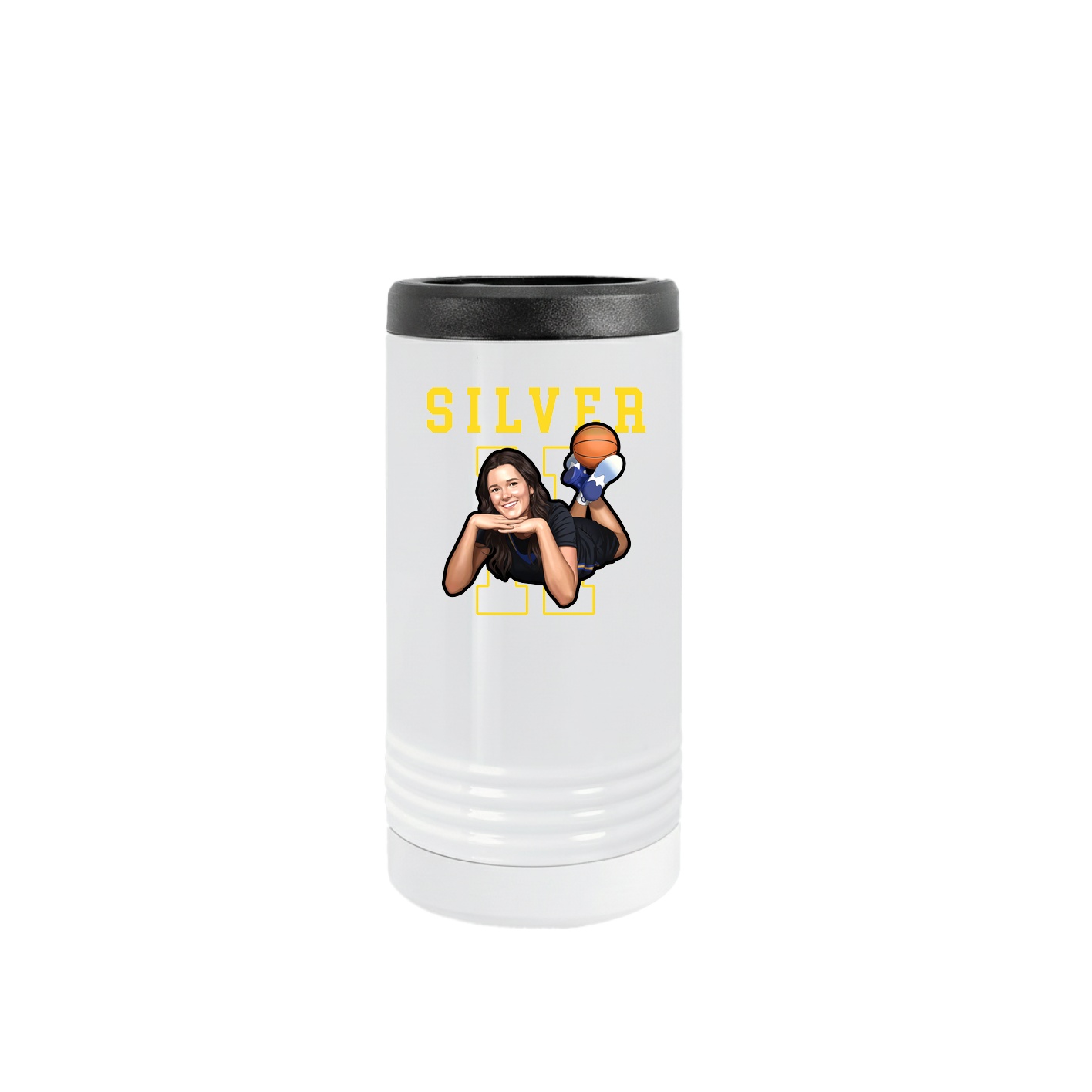 Slim Beverage Holder — Shirsey in White