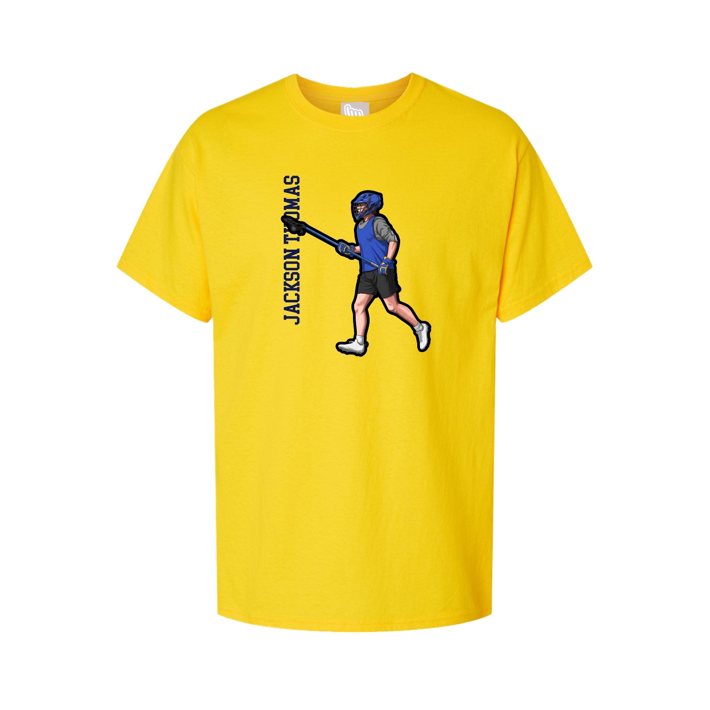 Tee — Name Vertical in Gold