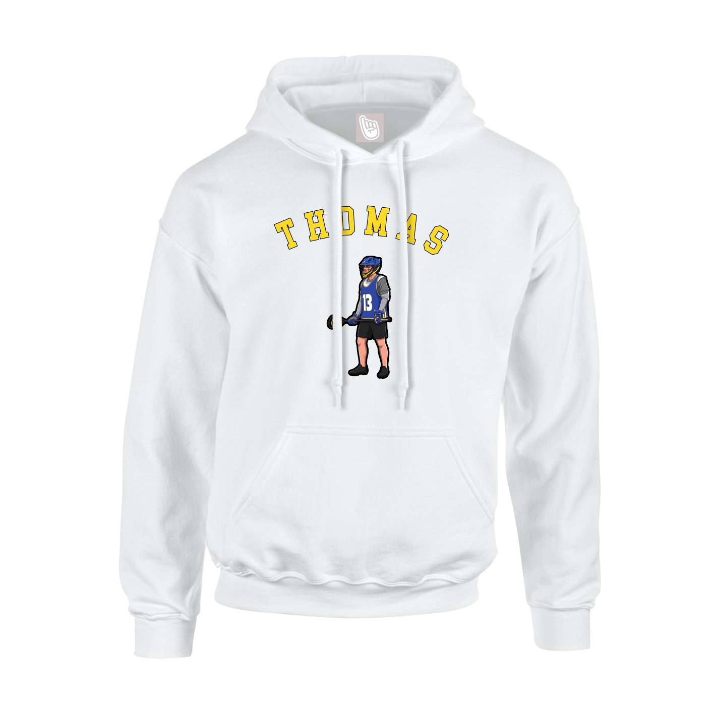 Hoodie — Shirsey Arch in White