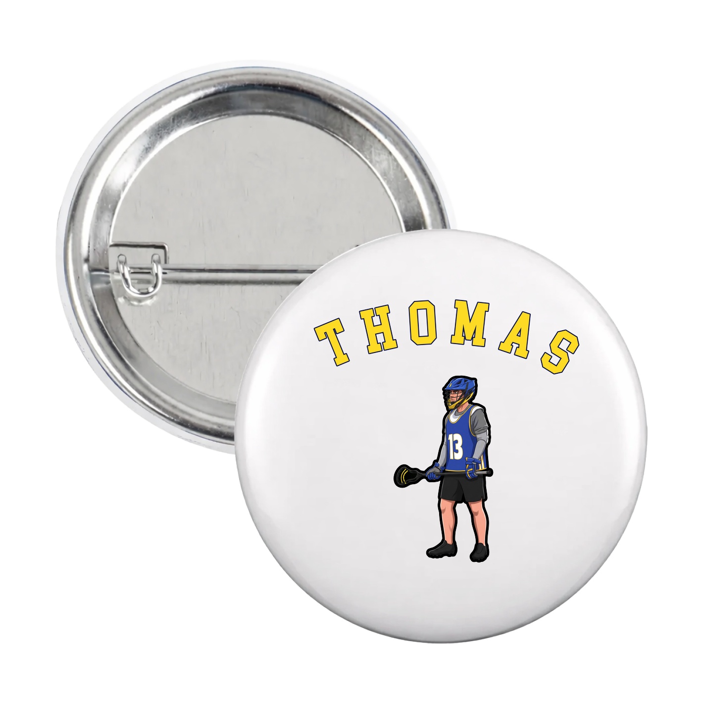Game Day Button — Shirsey Arch in White