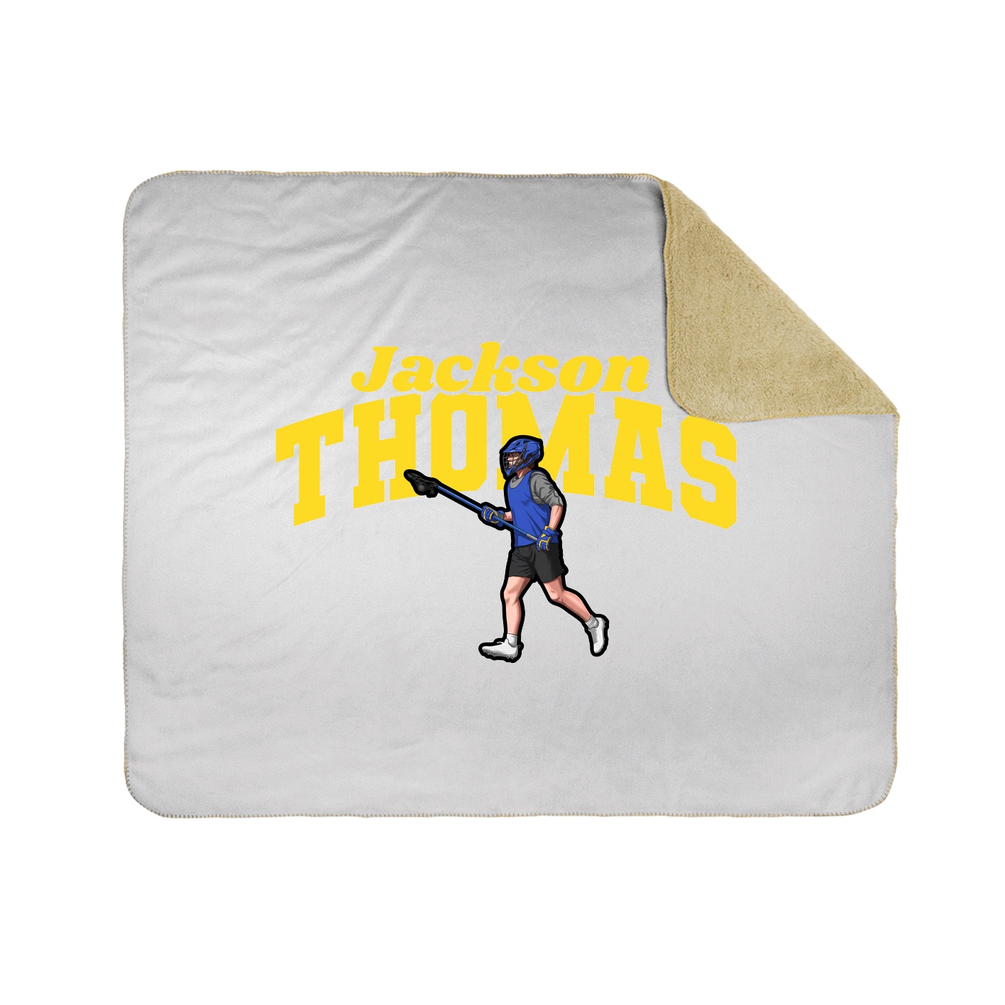 Throw Blanket — Signature Arch in White