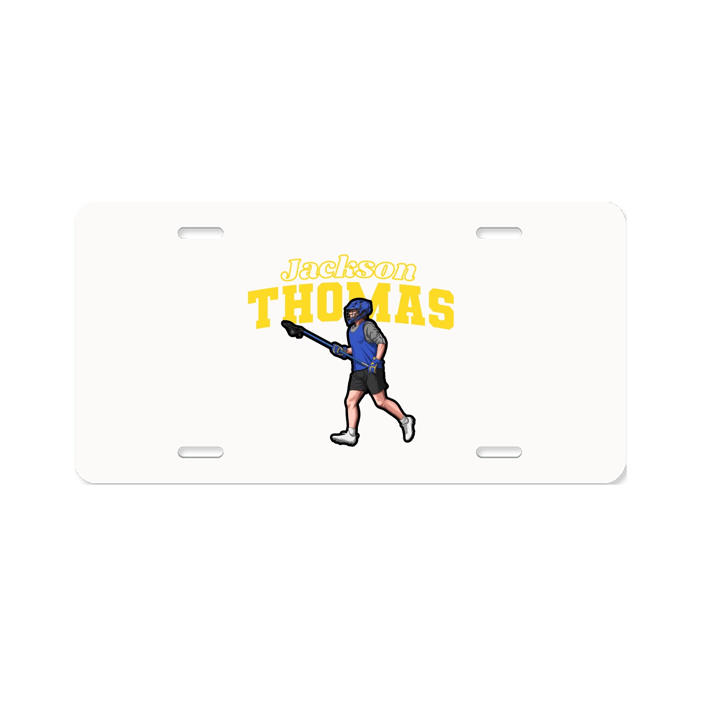 License Plate — Name Arch in Classic