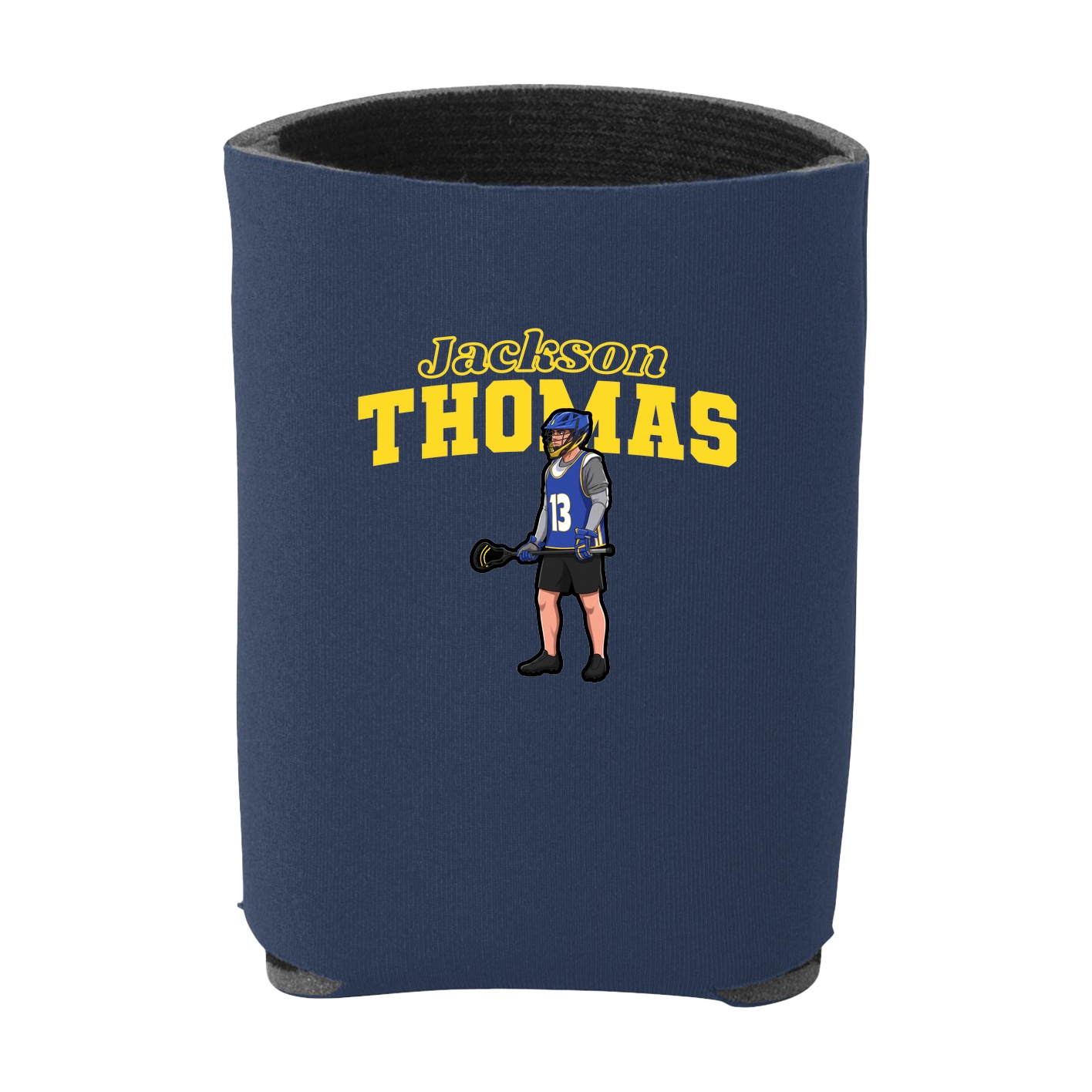 Can Holder — Name Arch in Navy