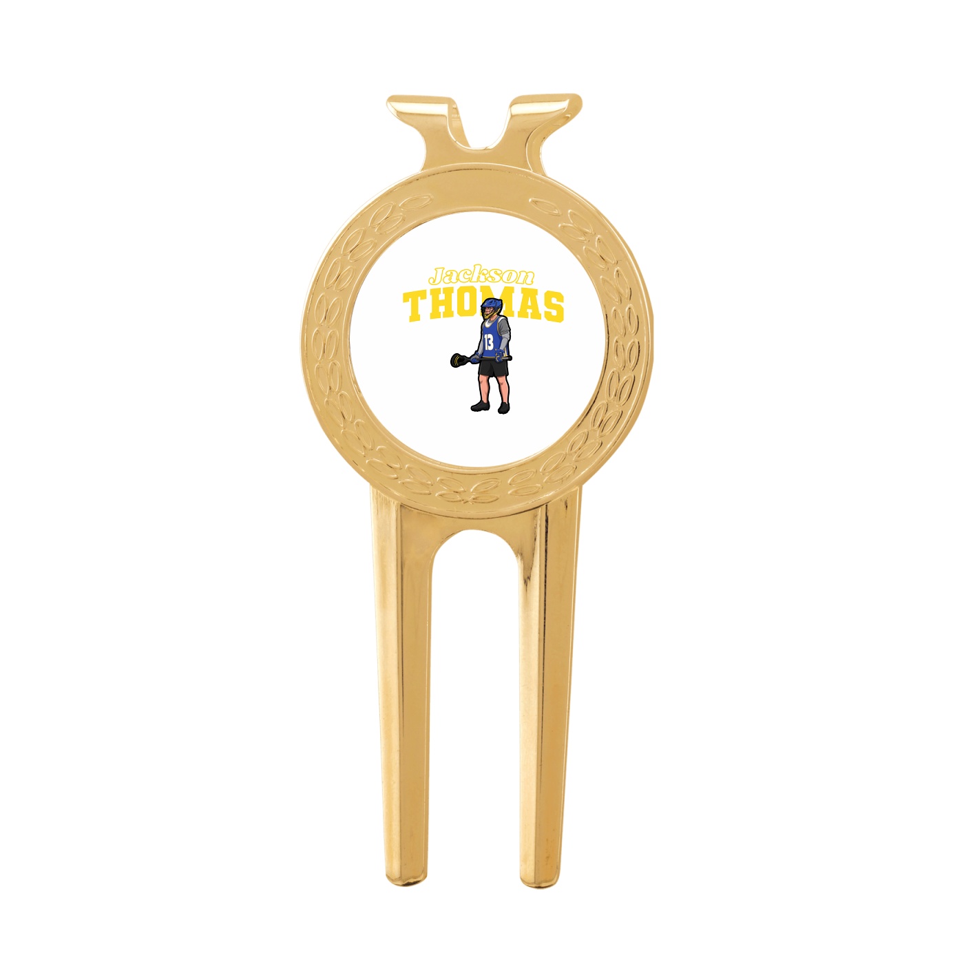 Divot Tool with Ball Marker — Name Arch in Classic