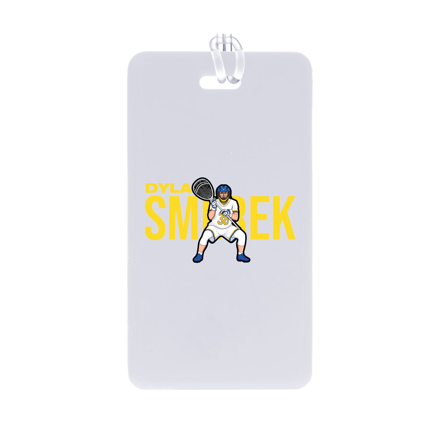 Bag Tag — Player Name in Classic