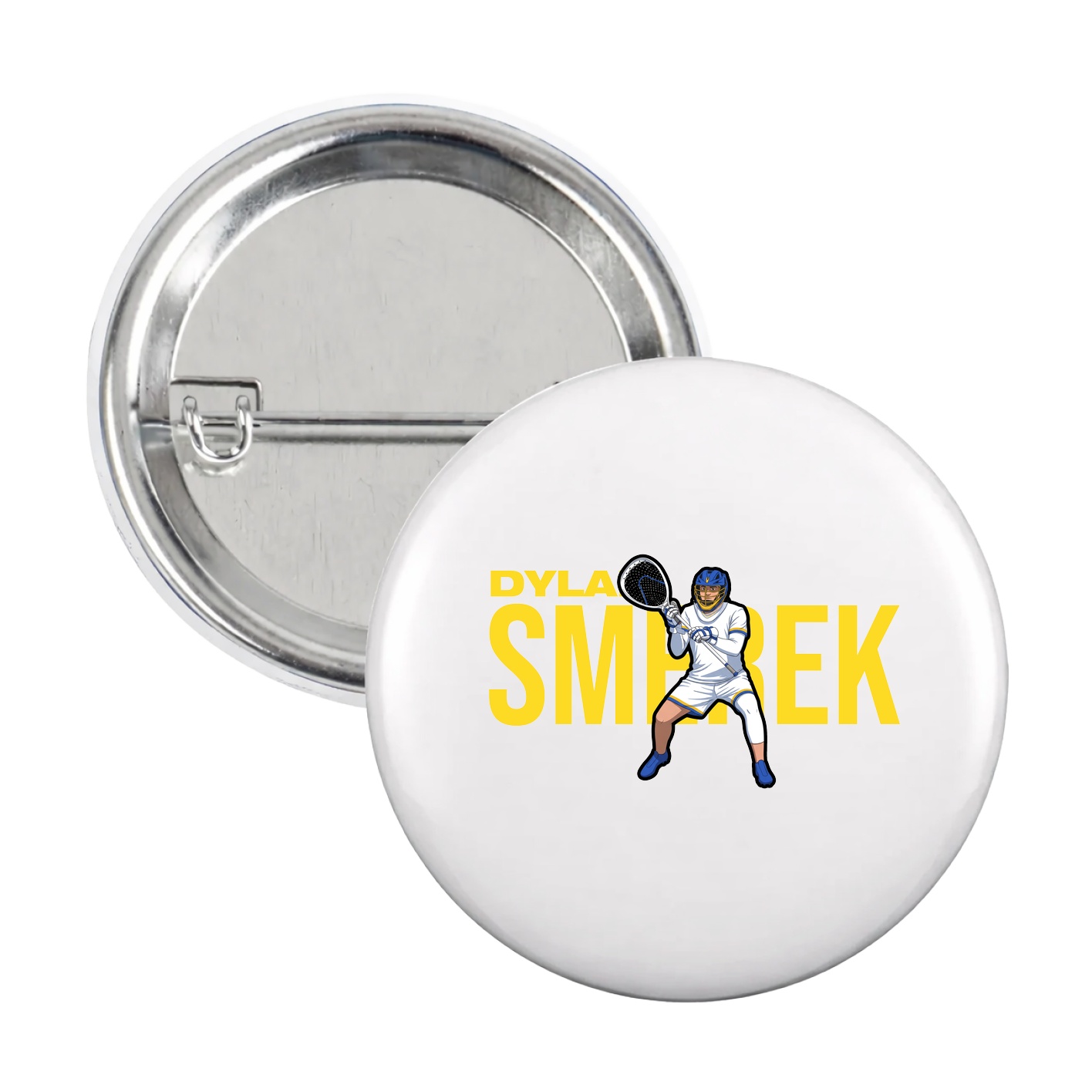 Game Day Button — Player Name in White