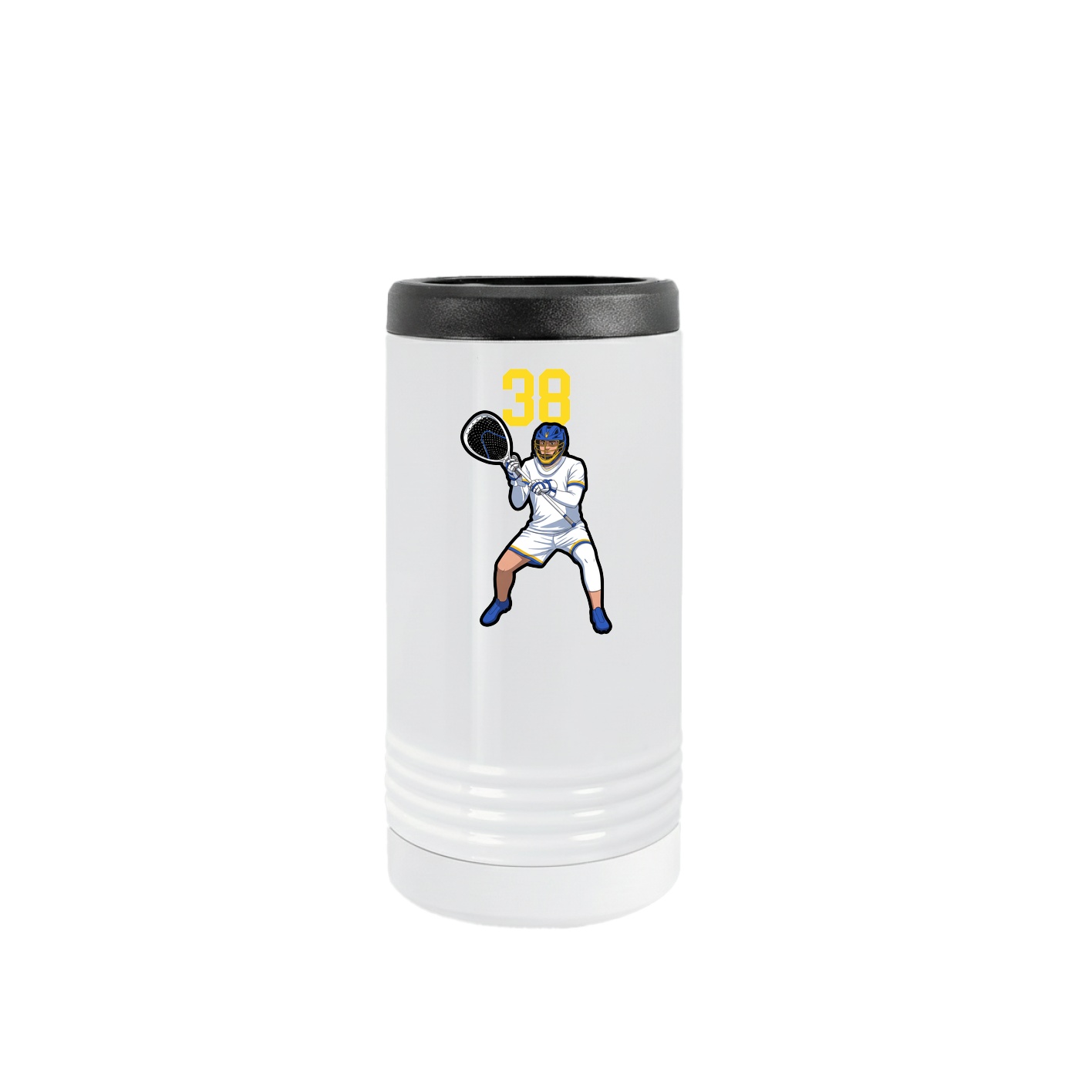 Slim Beverage Holder — Number Top in White