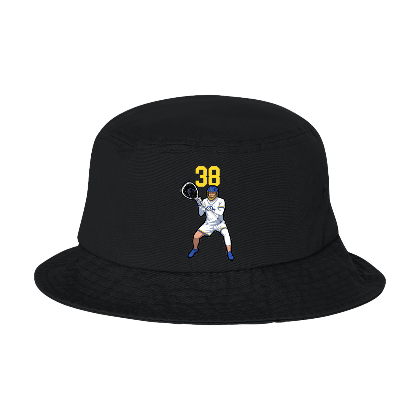 Bucket Cap — Number Top in Black