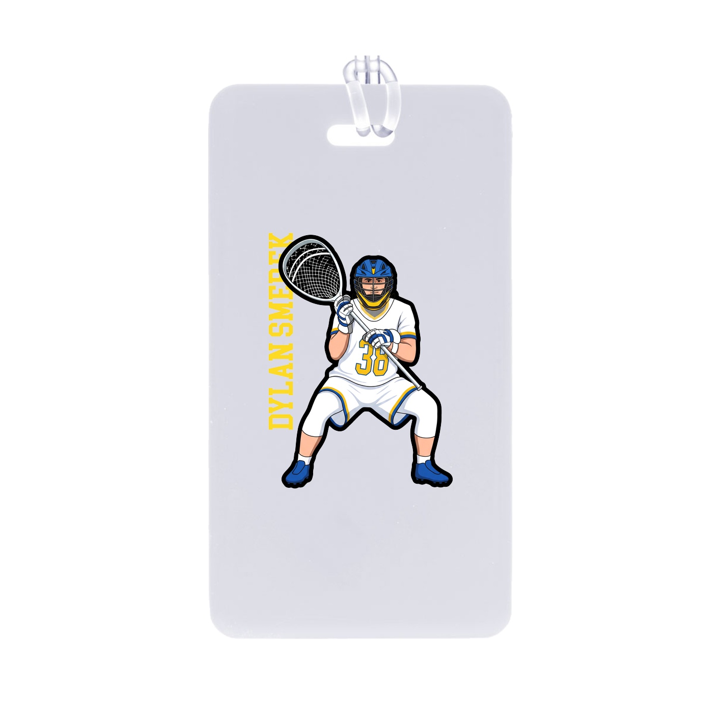 Bag Tag — Name Vertical in Classic