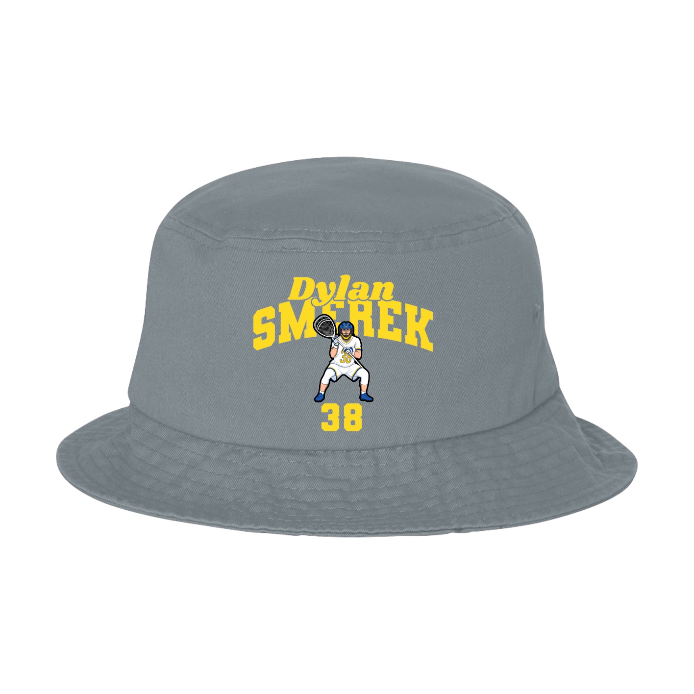 Bucket Cap — Signature Arch in Grey
