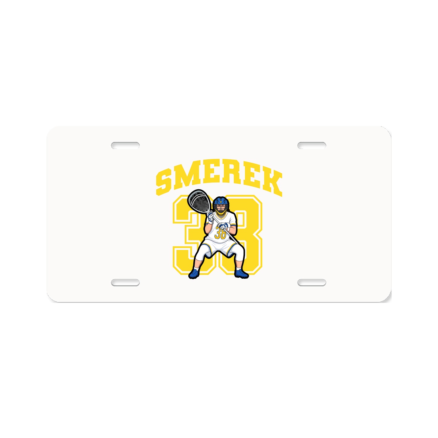 License Plate — Number in Classic