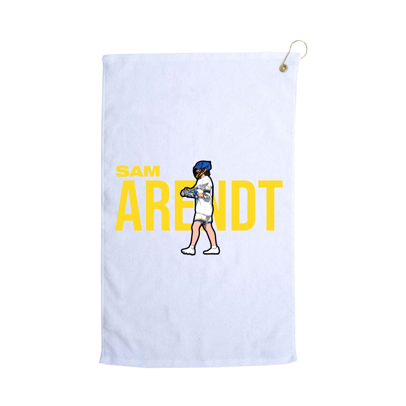 Golf Towel — Player Name in White