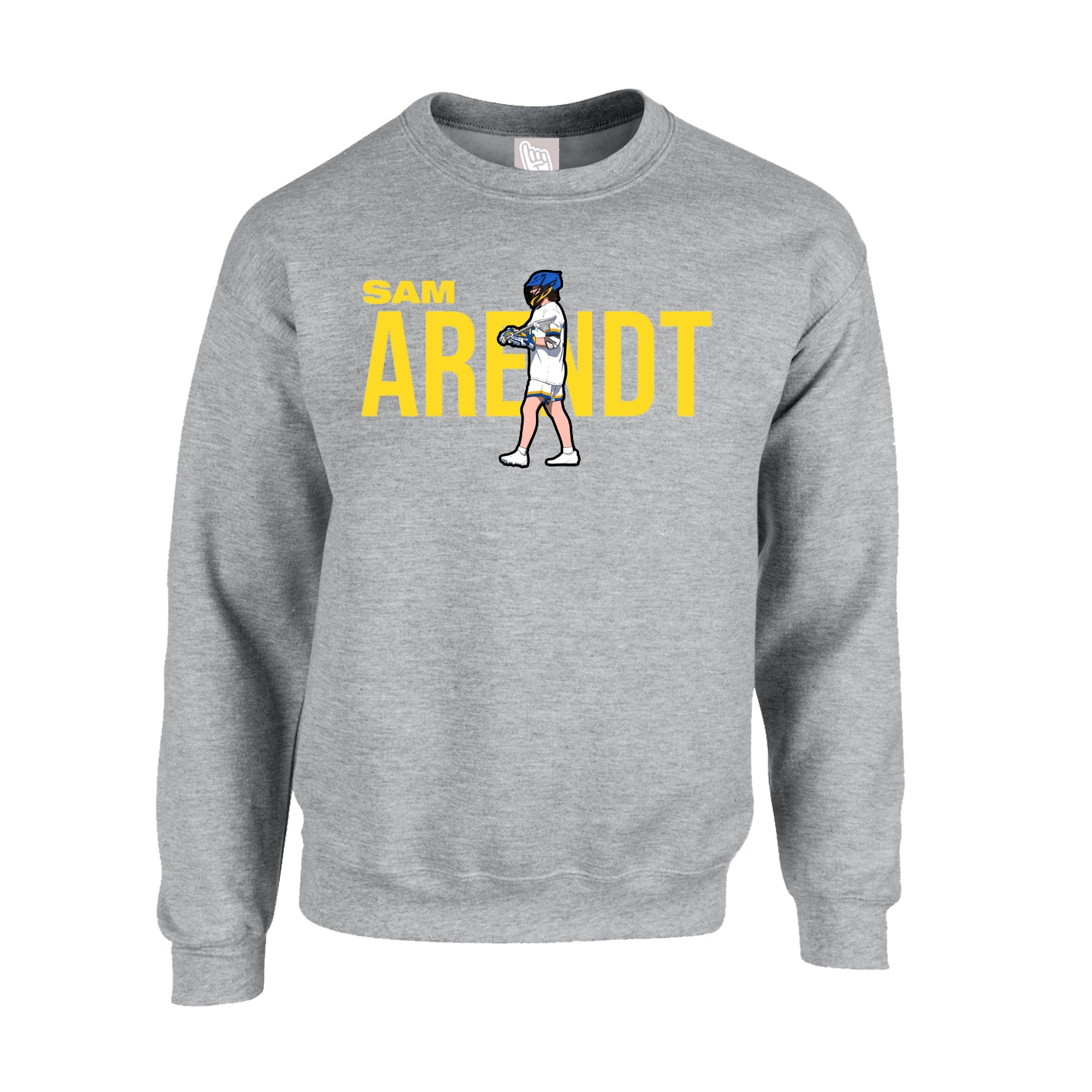 Fleece Crew — Player Name in Grey
